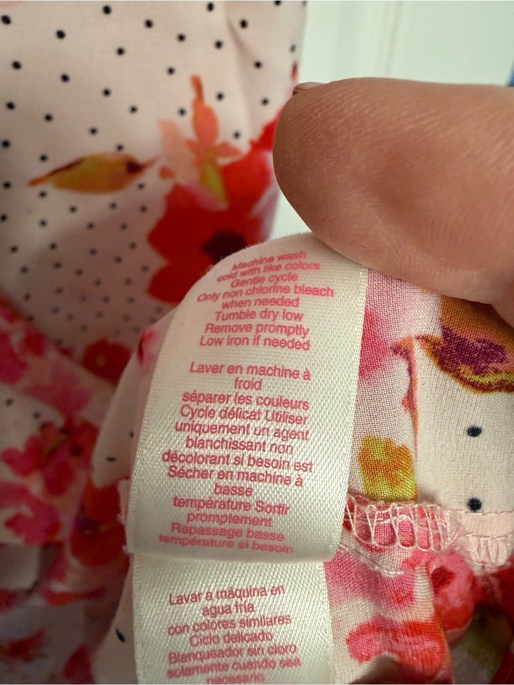Oscar De La Renta Pink Label Floral Wrap Robe XS Cottagecore Pristine - Picture 11 of 15